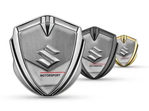 Suzuki Emblème Métal Insigne Design Sportif Élégant